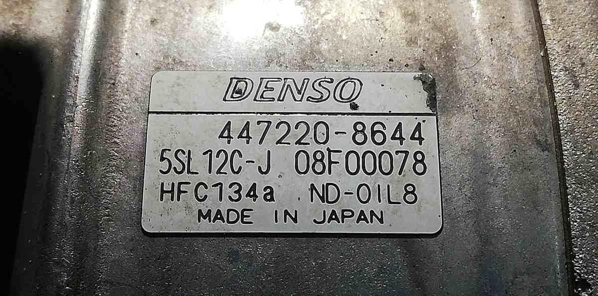 COMPRESSORE ARIA CONDIZIONATA FIAT STILO 1.9 JTD 2005 4472208644<br /><br /><br />