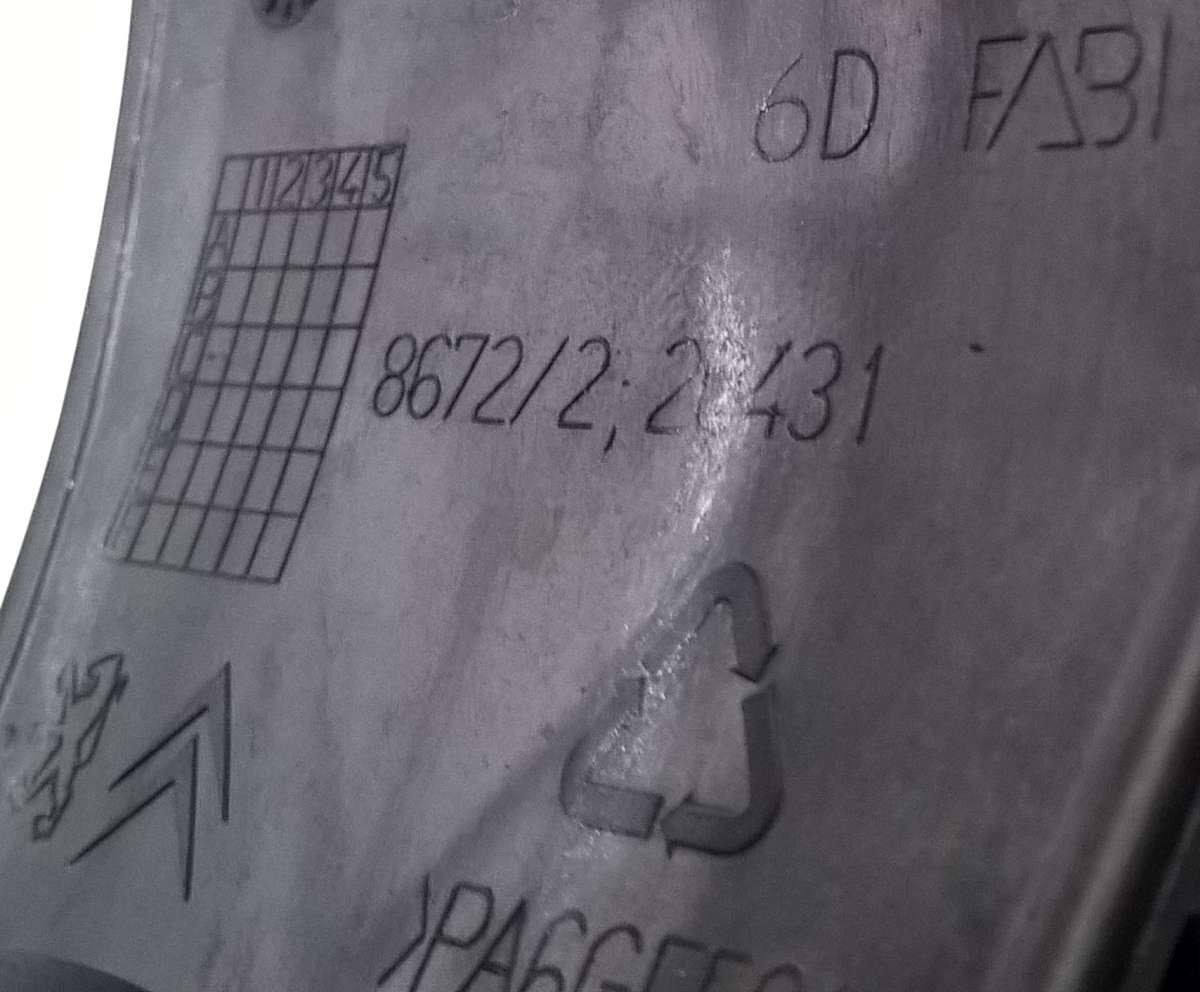 maniglia esterna post sx peugeot 208 9101GH<br />