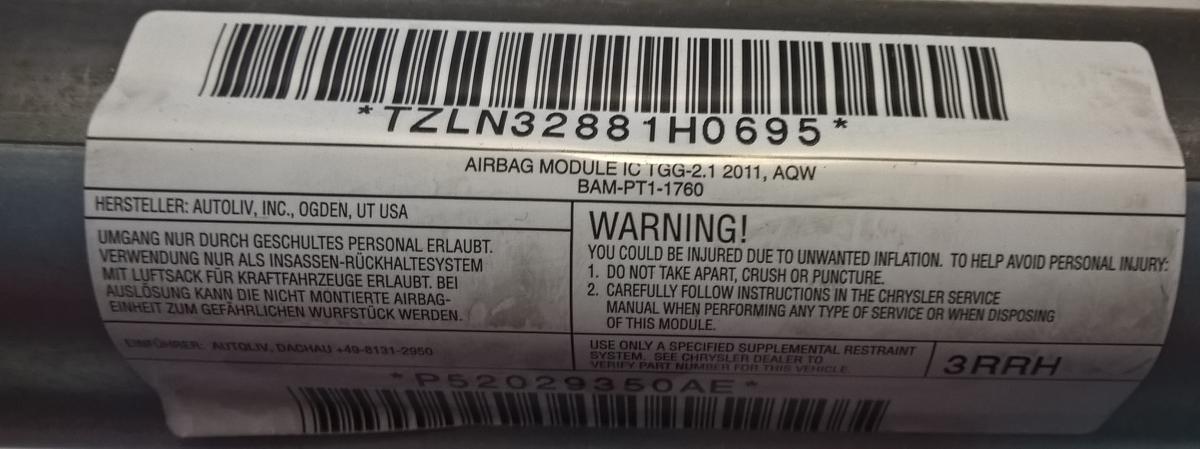 tendina airbag dx fiat freemont p52029350ae<br />