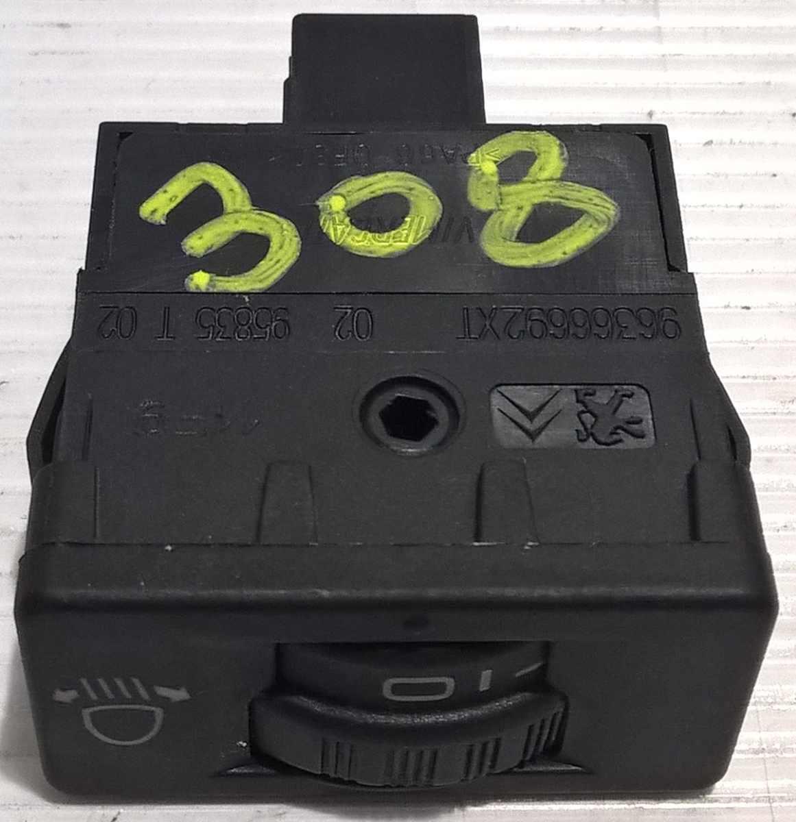 interruttore regolaggio fari peugeot 308 96366692xt