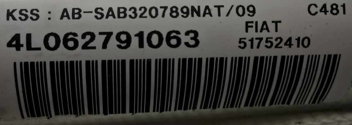 airbag a tendina sx lancia y 51752410