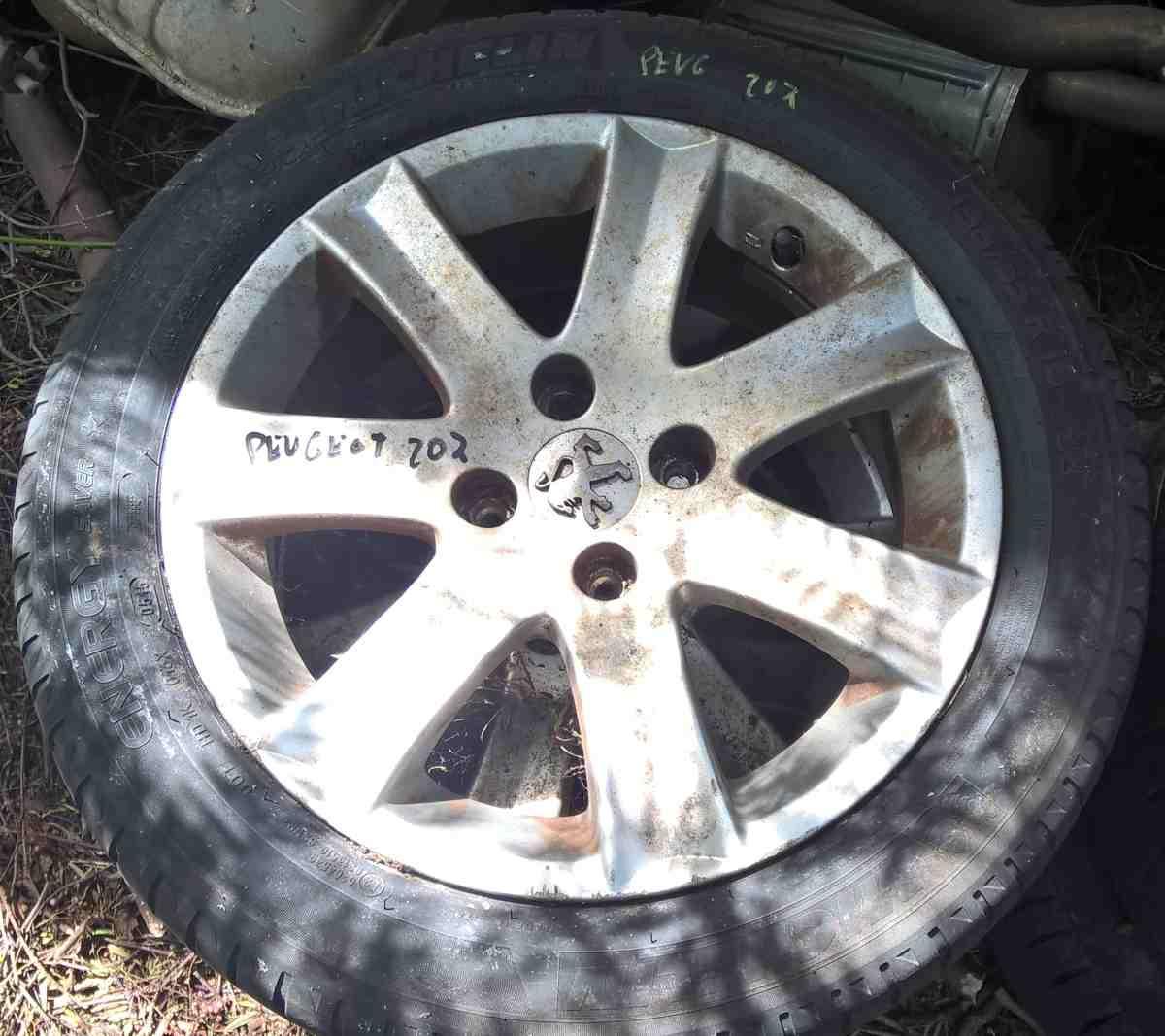 4 cerchi in lega peugeot 207 195-55-16