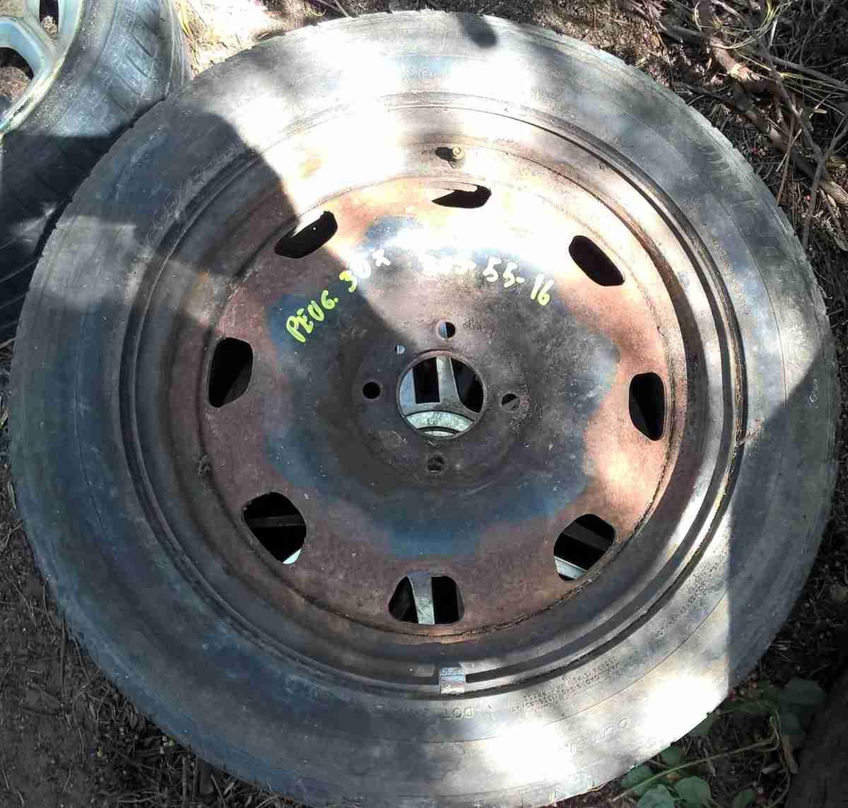 1 ruota ruotino peugeot 307 205-55-16