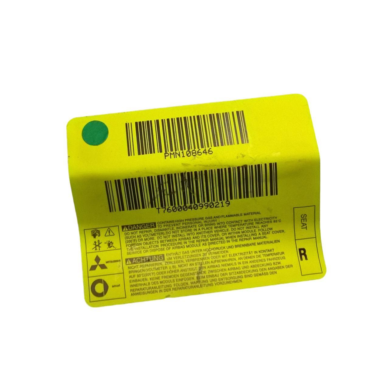 airbag sedile ant dx smart forfour pmn108646