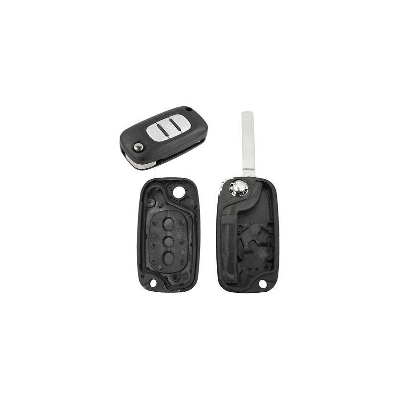 chiave guscio telecomando 3 tasti chiavi auto renault clio twingo