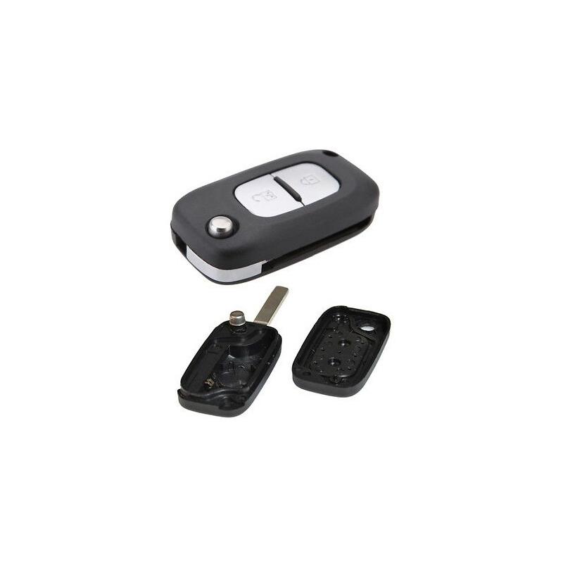 chiave guscio telecomando 2 tasti chiavi auto renault clio twingo
