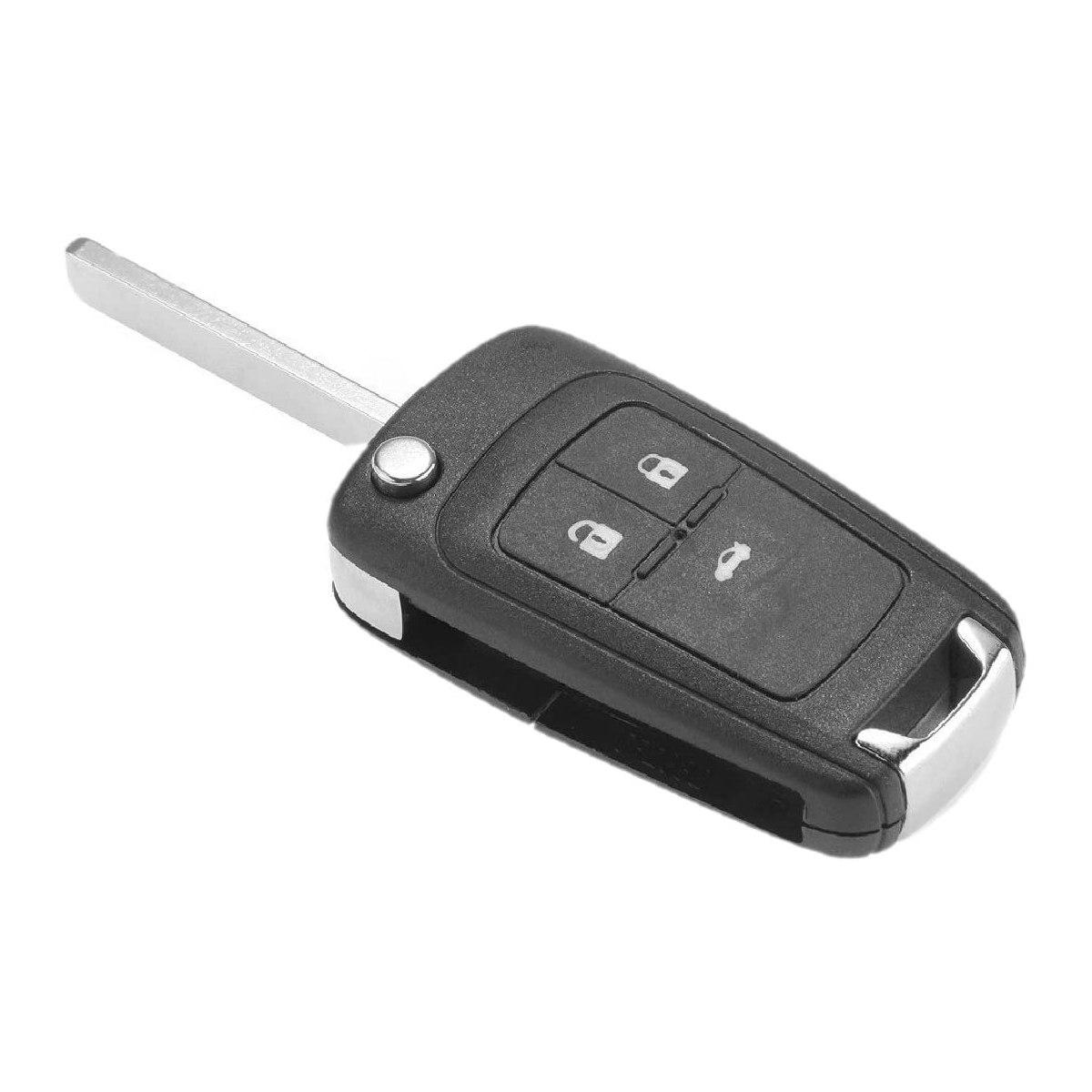 chiave guscio telecomando 3 tasti chiavi auto chevrolet cruze spak aveo
