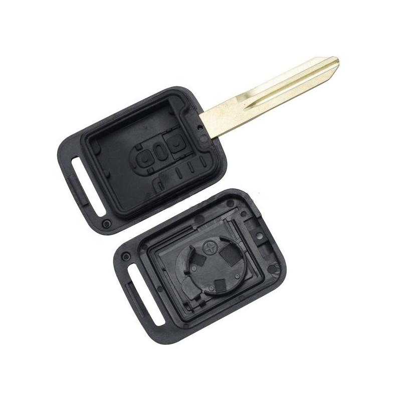 chiave guscio telecomando 2 tasti chiavi auto nissan x-trail qashqai navara micra note