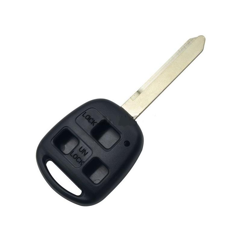 chiave guscio telecomando 3 tasti chiavi auto toyota rav4 yaris