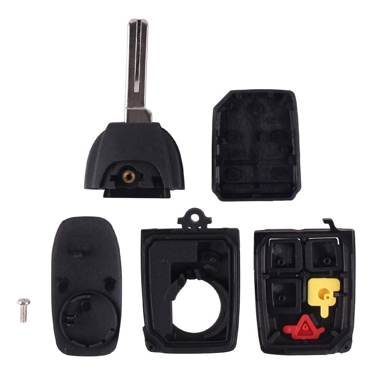 chiave guscio telecomando 5 tasti chiavi auto volvo s80 s60 v70 xc70 xc90