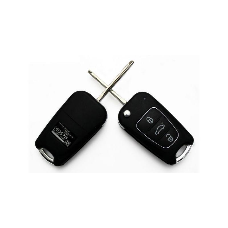 chiave guscio telecomando 3 tasti chiavi auto hyundai i30 ix35 i45
