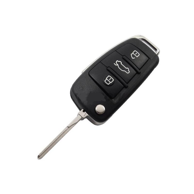 chiave guscio telecomando 3 tasti chiavi auto audi a4 a1 a6 a8 q5 q7 tt