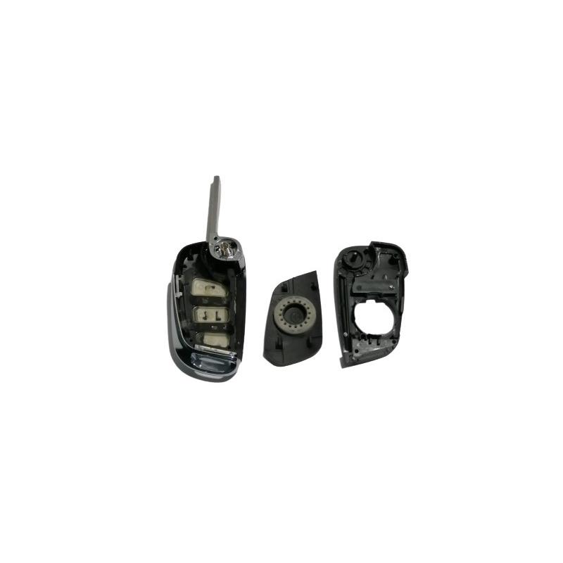 chiave guscio telecomando 3 tasti chiavi auto peugeot 208, 308, 3008, 5008