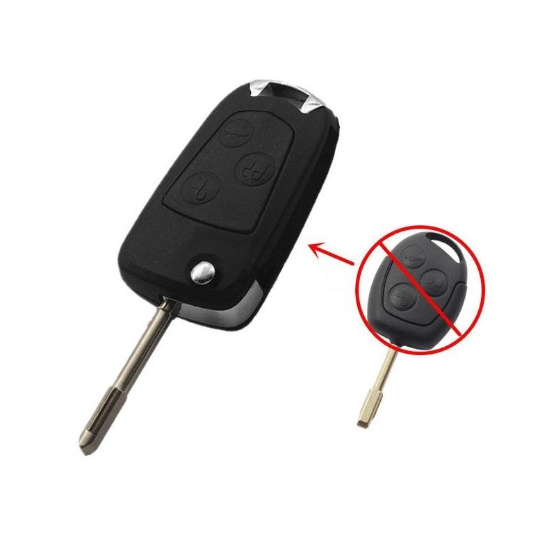 chiave guscio telecomando 3 tasti chiavi auto ford focus fiesta kuga ka mondeo fusion s-max c-max