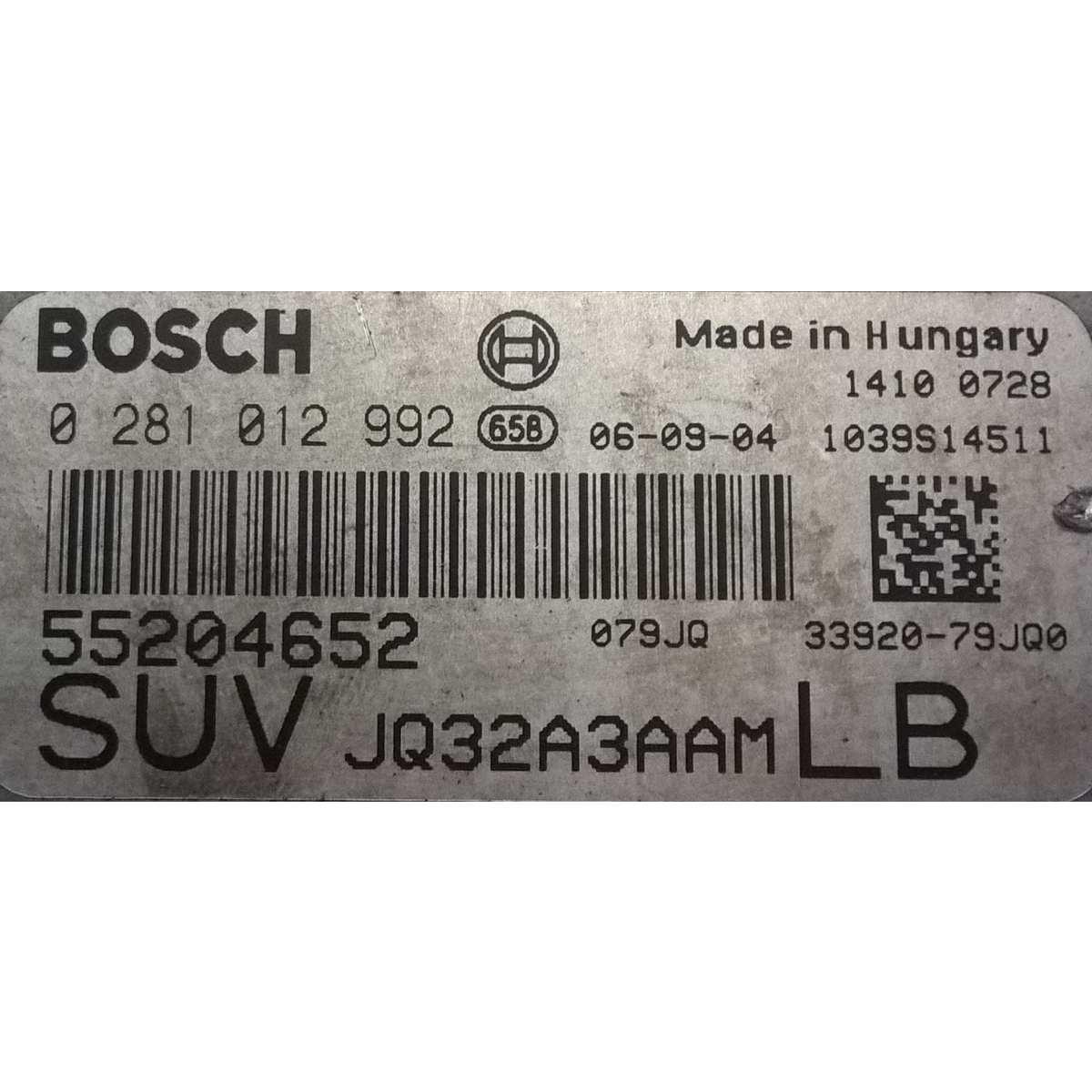 centralina motore suzuki sx4 0281012992<br />