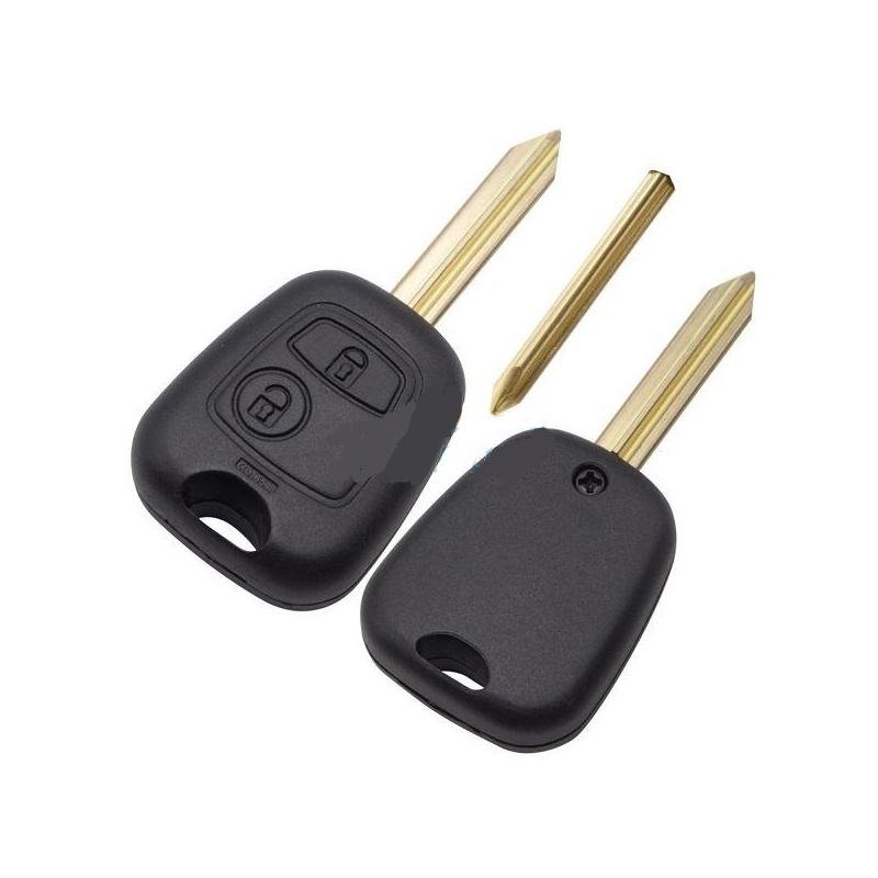chiave guscio telecomando 2 tasti citroen C1 C2 C3 C4 C5