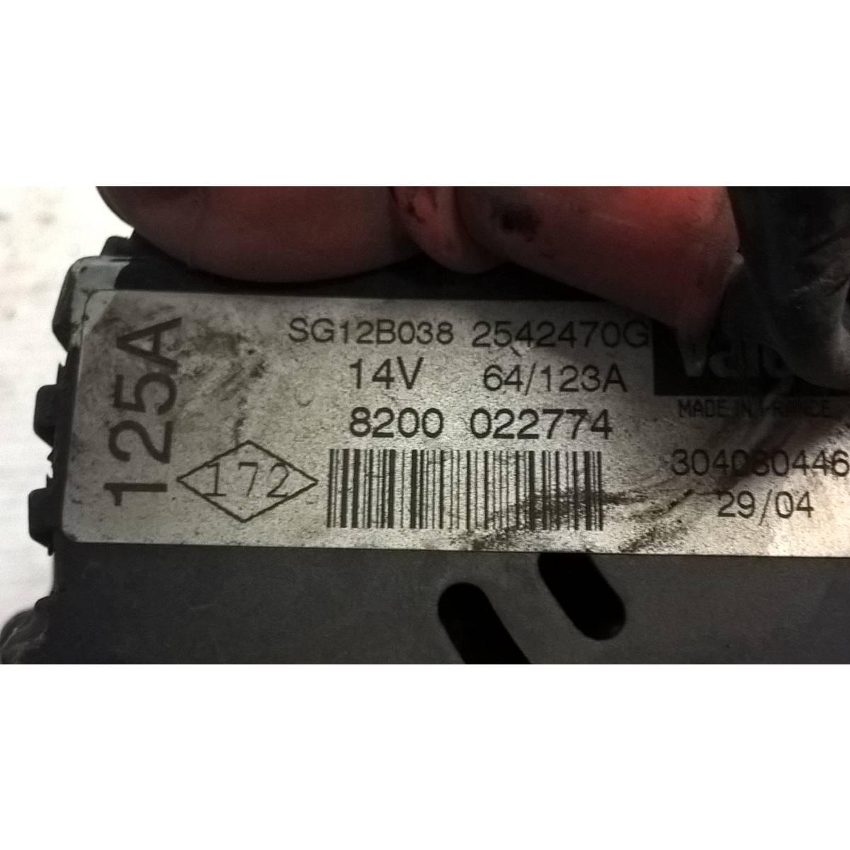 alternatore nissan almera 8200022774