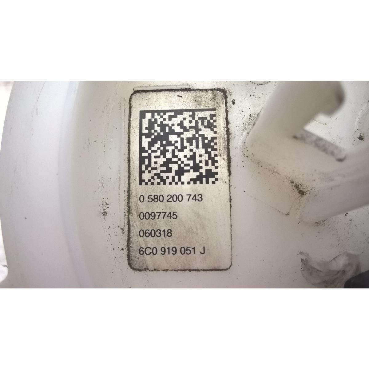 pompa benzina con galleggiante skoda fabia 2018 0580200743