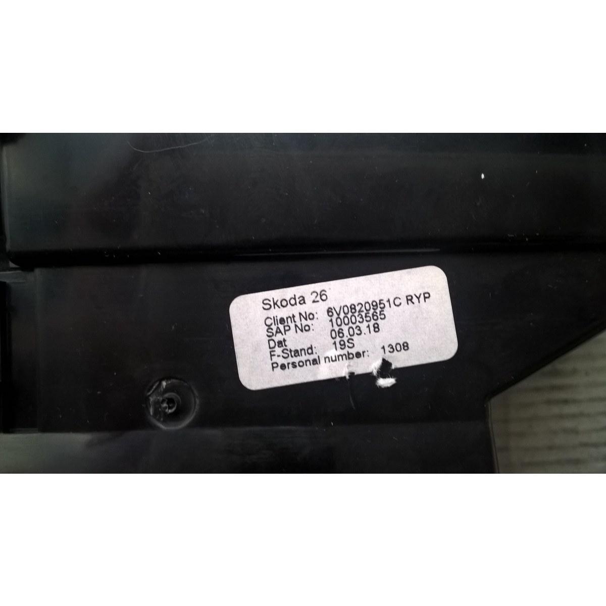 ariatore centrale skoda fabia 2018 6v0820951c