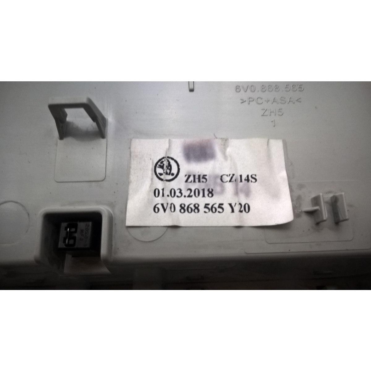 cassetto portaocchiali skoda fabia 2018 6v0868565y20