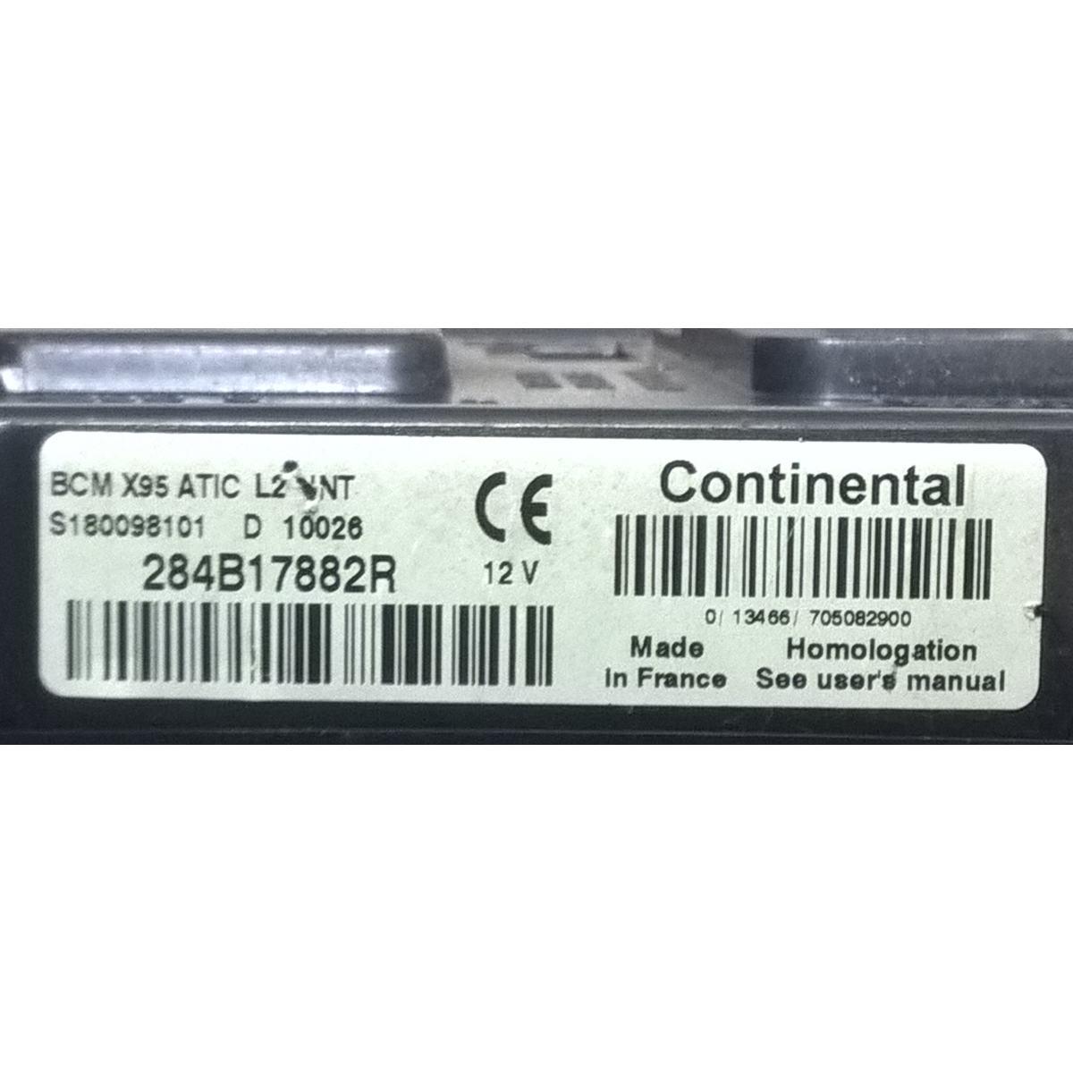 body computer renault scenic x mode 284b17882r