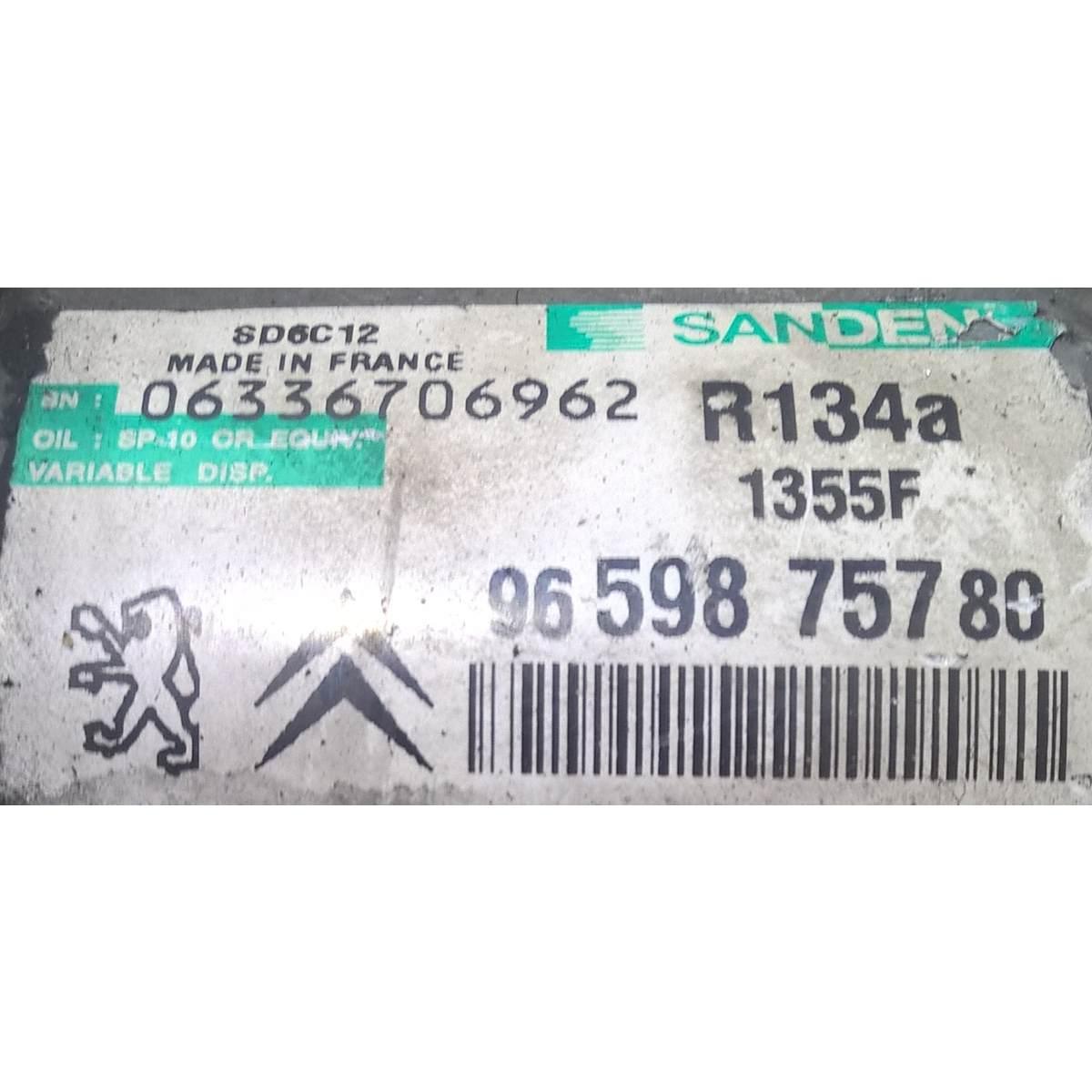 compressore aria condizionata peugeot 308 9659875780