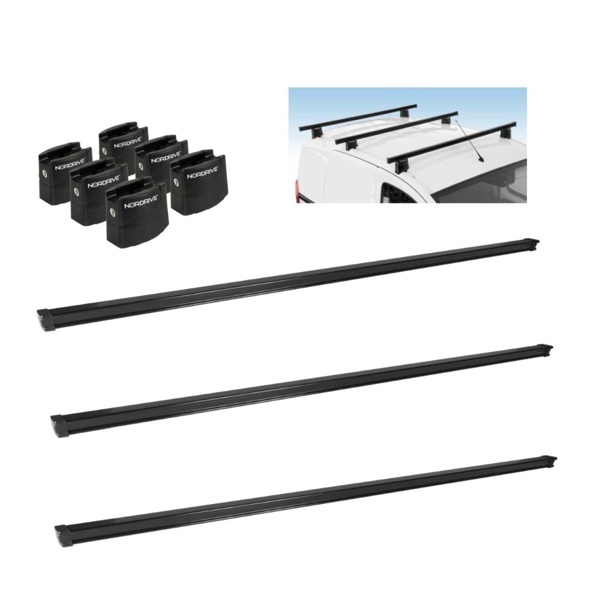 barre portatutto fiat doblo' dal 2015 al 2020 nordrive 2 barre professionali