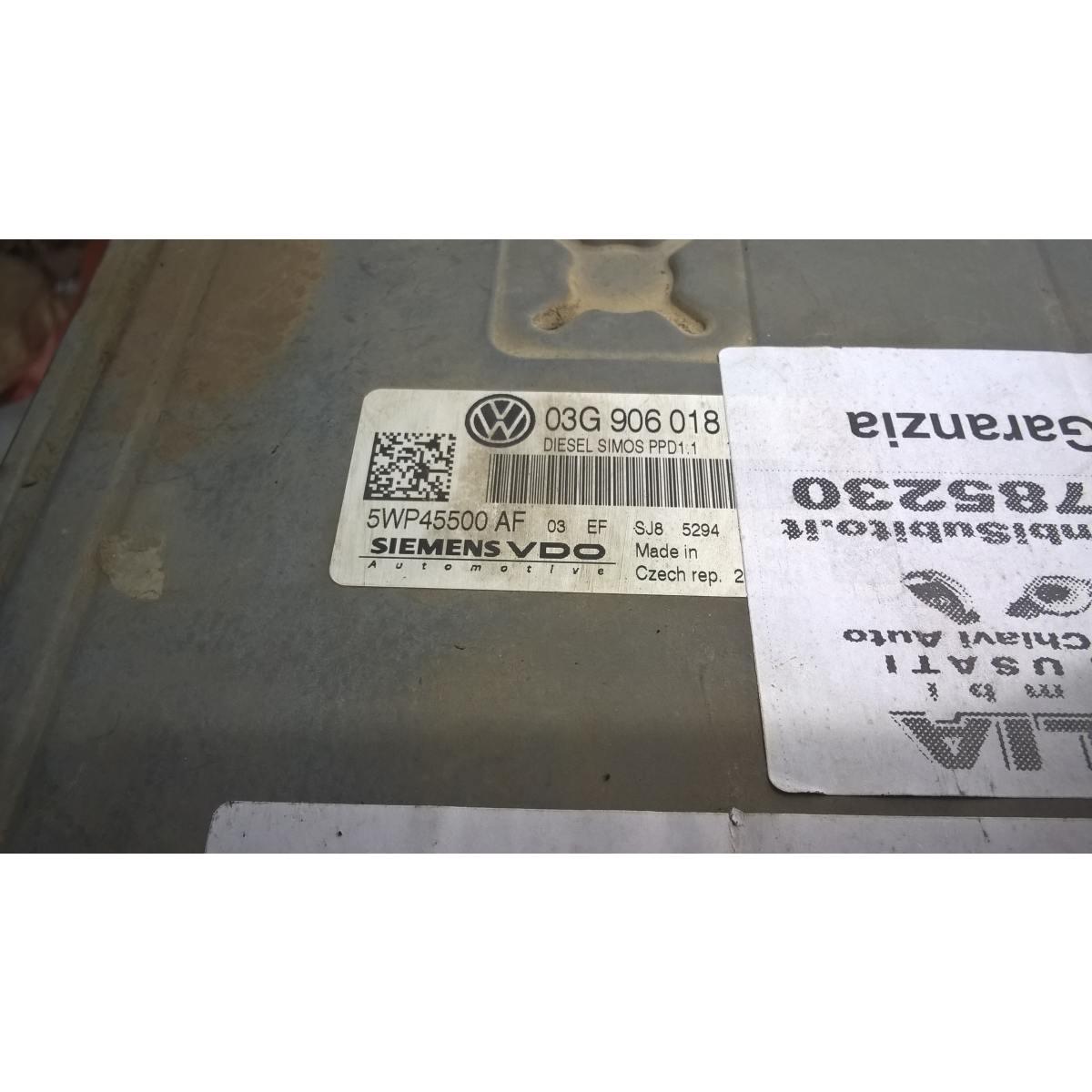 centralina motore volkswagen passat 2006 5wp45500