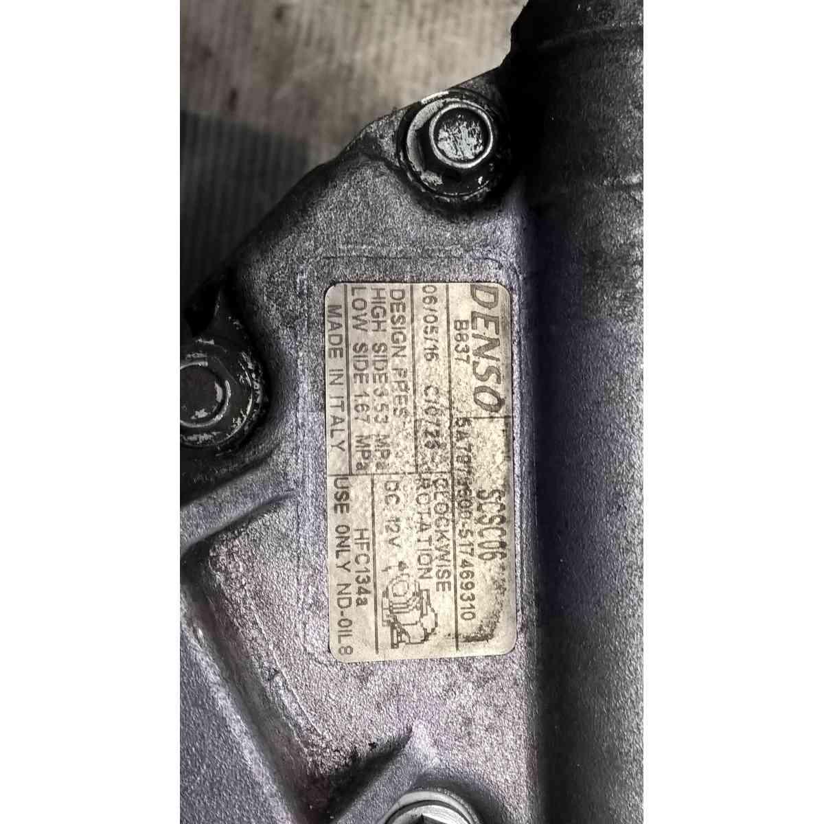 compressore aria condizionata lancia musa 1.3 mtj 517469310