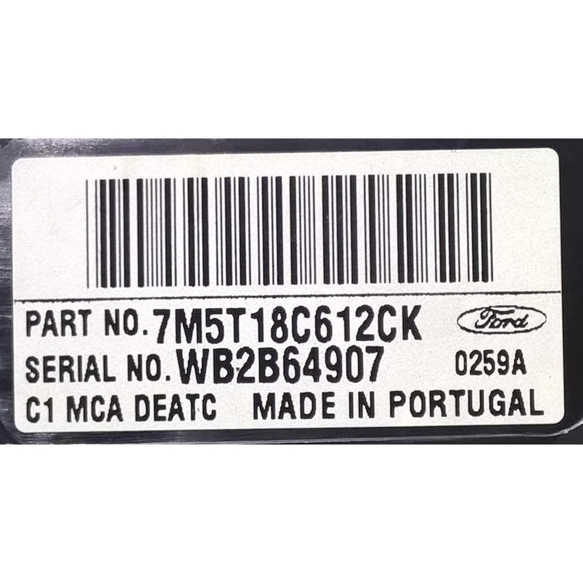 comandi clima ford kuga 2011 7m5t18c612ck