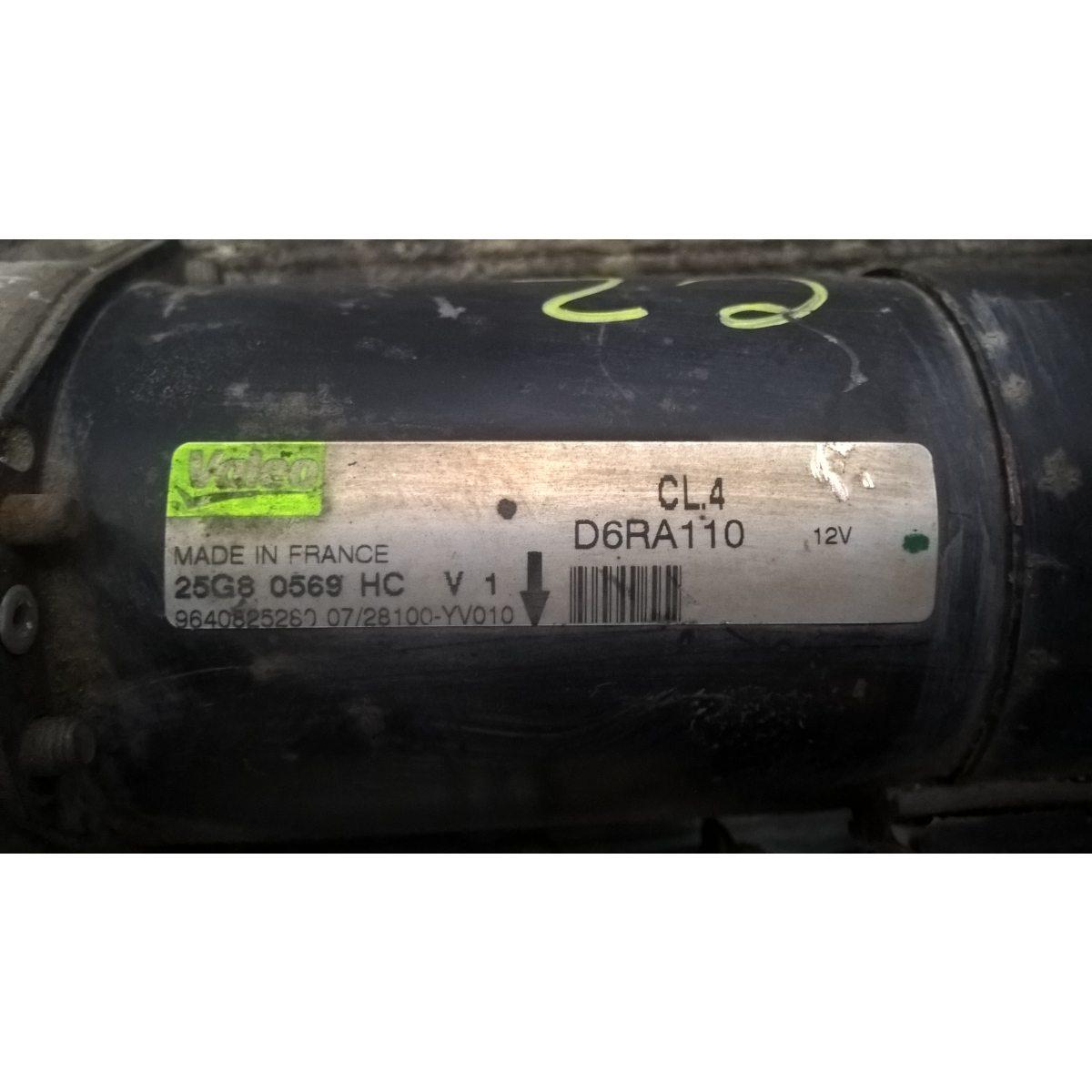 motorino avviamento citroen c2 9640825280