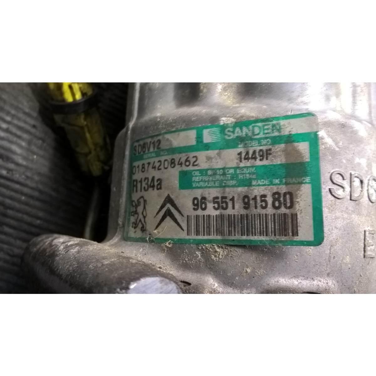 compressore aria condizionata citroen nemo 9655191580