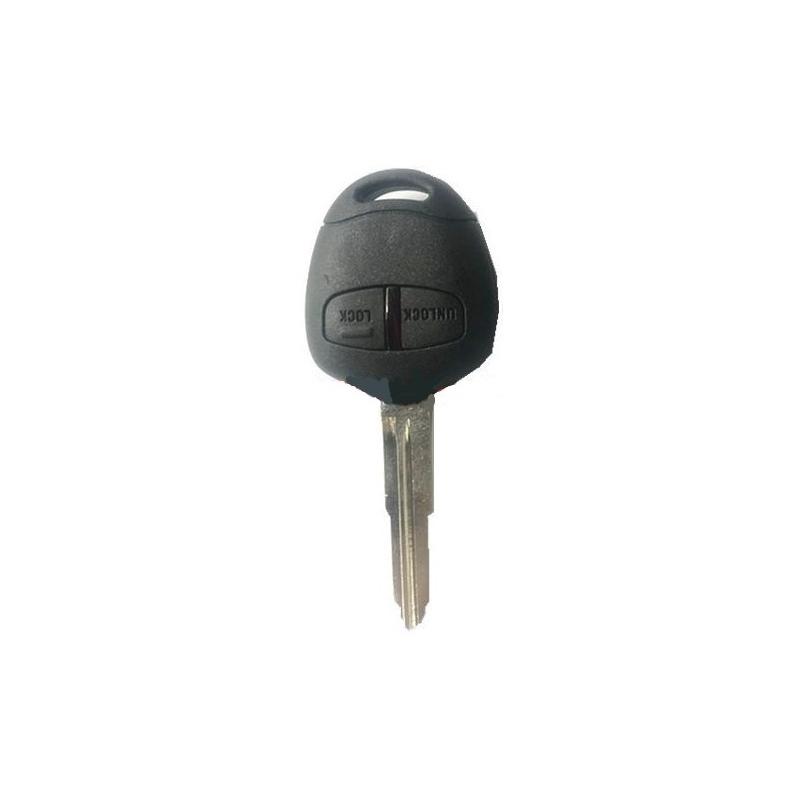 chiave guscio telecomando 2 tasti chiavi auto mitsubishi triton evo galant lancer outlander l200