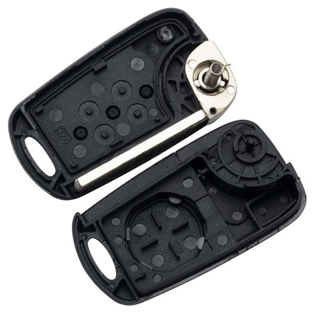 chiave guscio telecomando 2 tasti chiavi auto kia rio