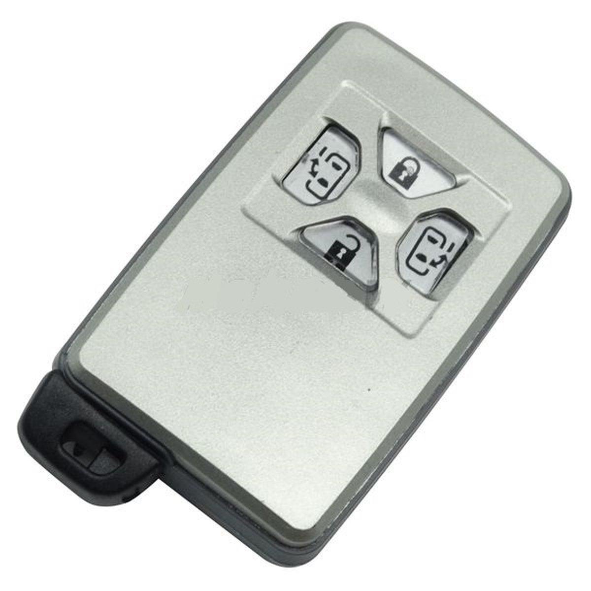 chiave guscio telecomando 4 tasti chiavi auto toyota rav4 yaris corolla