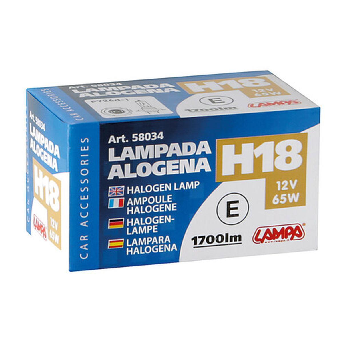 Lampada alogena - H18 - 65W - 12V PY26d-1