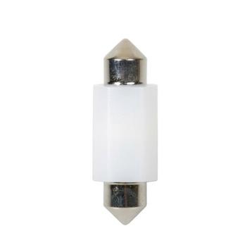 Mega-Led 3 - 3 SMD x 1 chip - (C5W-C10W) - 12x36 mm - SV8,5-8 - 9-32v - D/Blister - Bianco - Doppia polarità - Resistenza incorporata