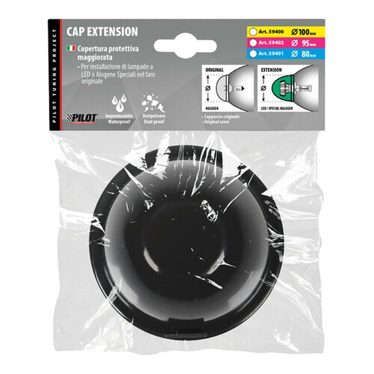 Copertura protettiva faro maggiorata - Ø 100 mm