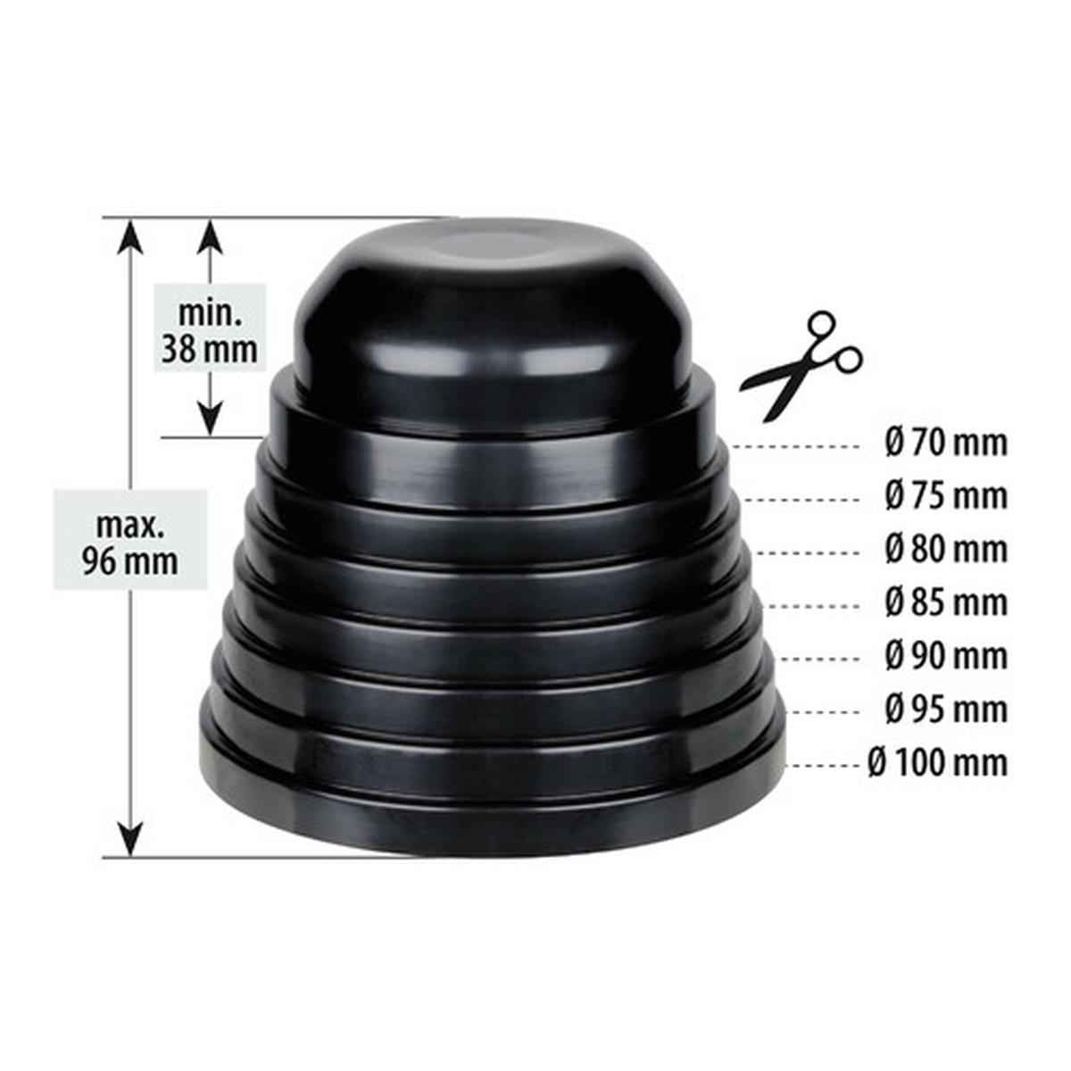 Copertura protettiva faro maggiorata - Ø 70-100 mm