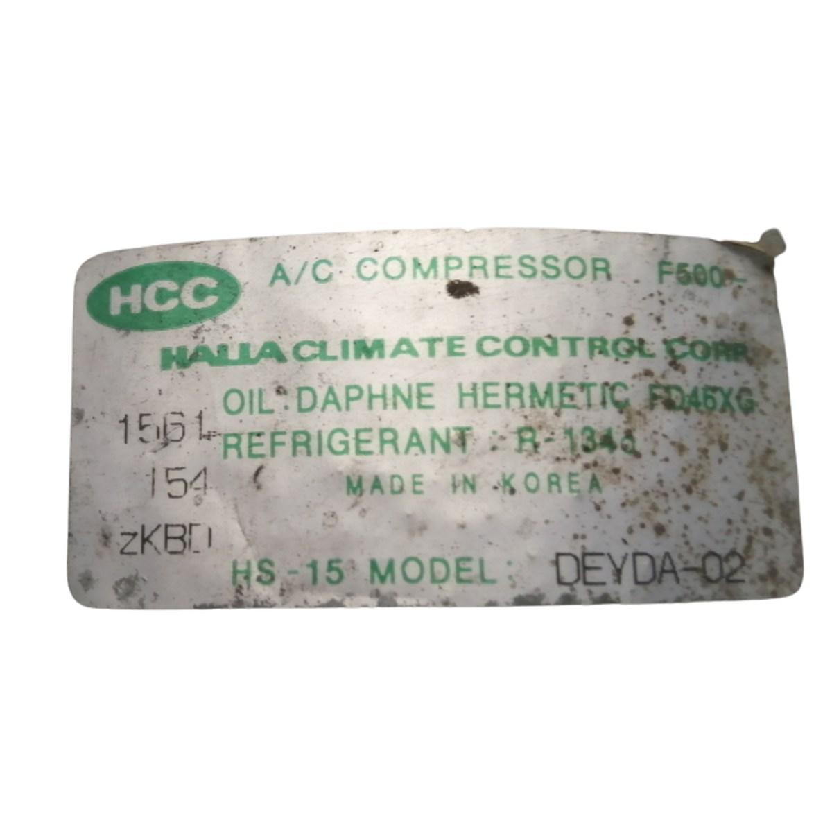 compressore aria condizionata hyundai matrix 2005 1.5 crdi deyda02