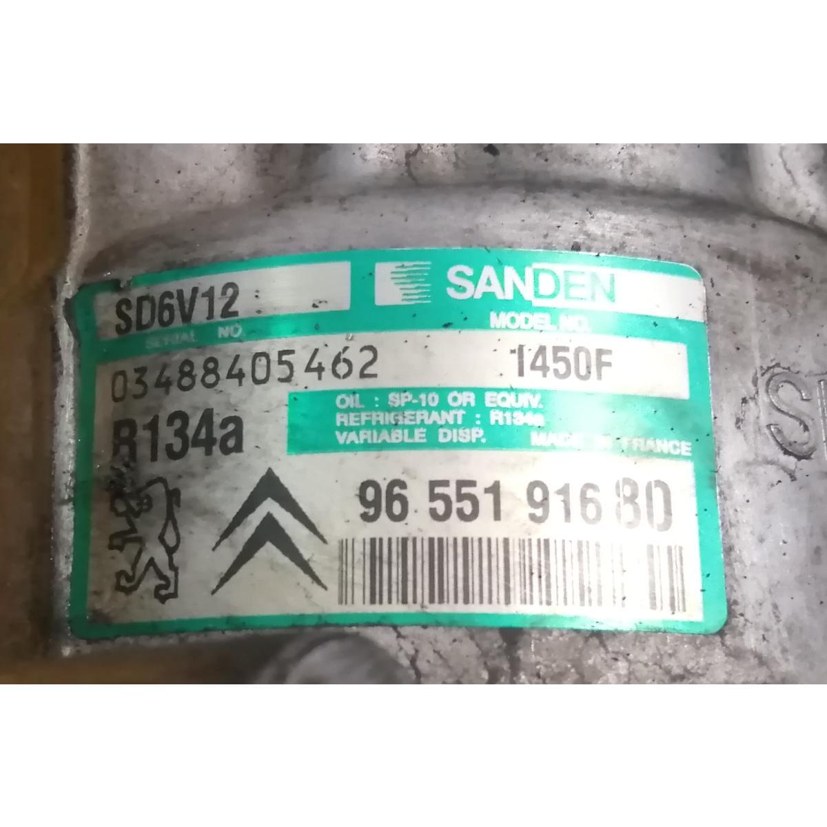 compressore aria condizionata citroen c2 2007 1.4 tdi 9655191680