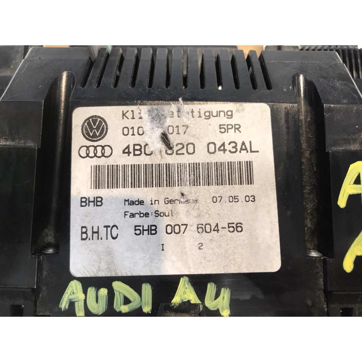 comandi clima audi a4 2.5 tdi 2002 4b0820043al
