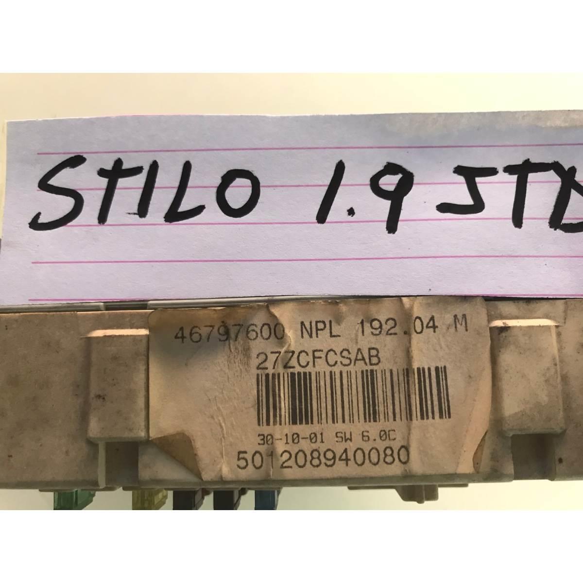 kit accensione fiat stilo 1.9 jtd 0281010337