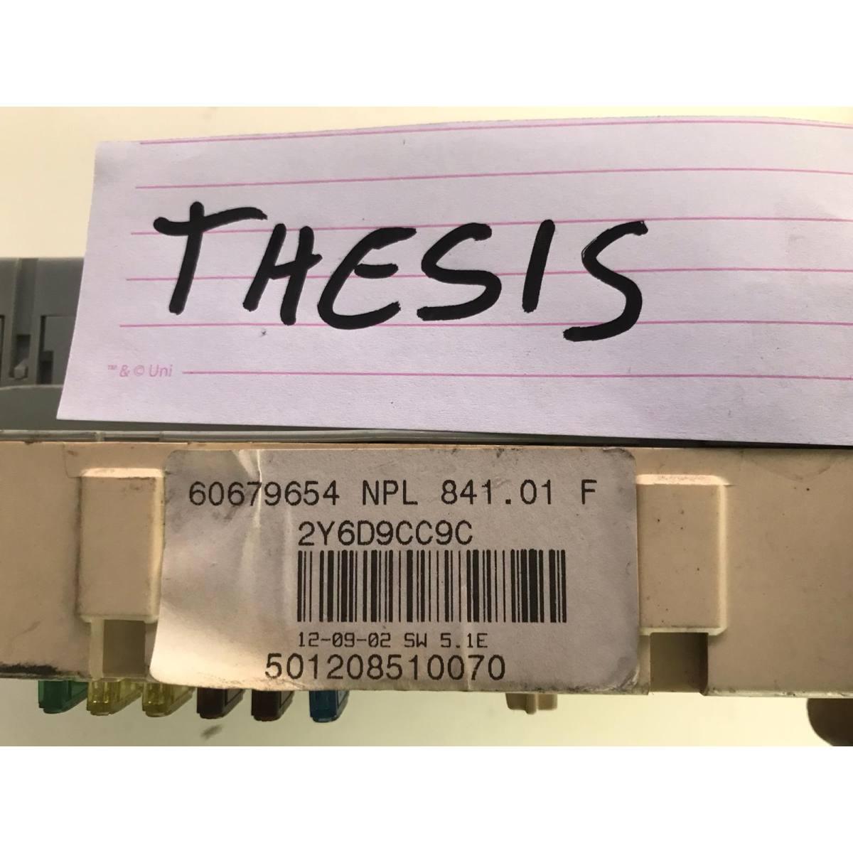 kit accensione lancia thesis 1 serie 2400 jtd 0281010333