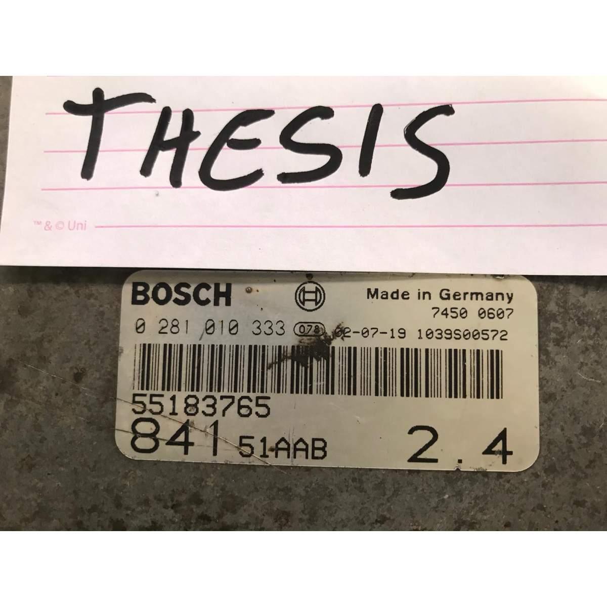 kit accensione lancia thesis 1 serie 2400 jtd 0281010333