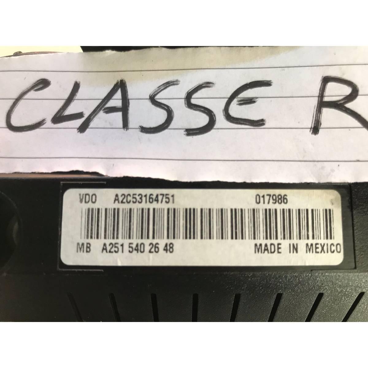 contakm mercedes classe r w251 a2c53164751