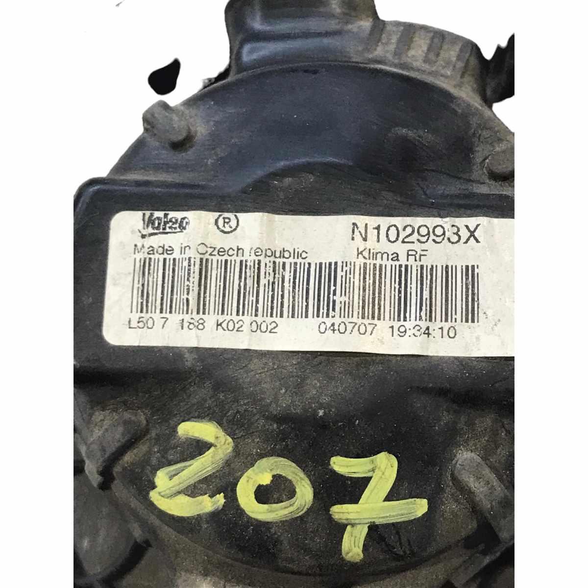 ventola interna stufa peugeot 207 n102993x