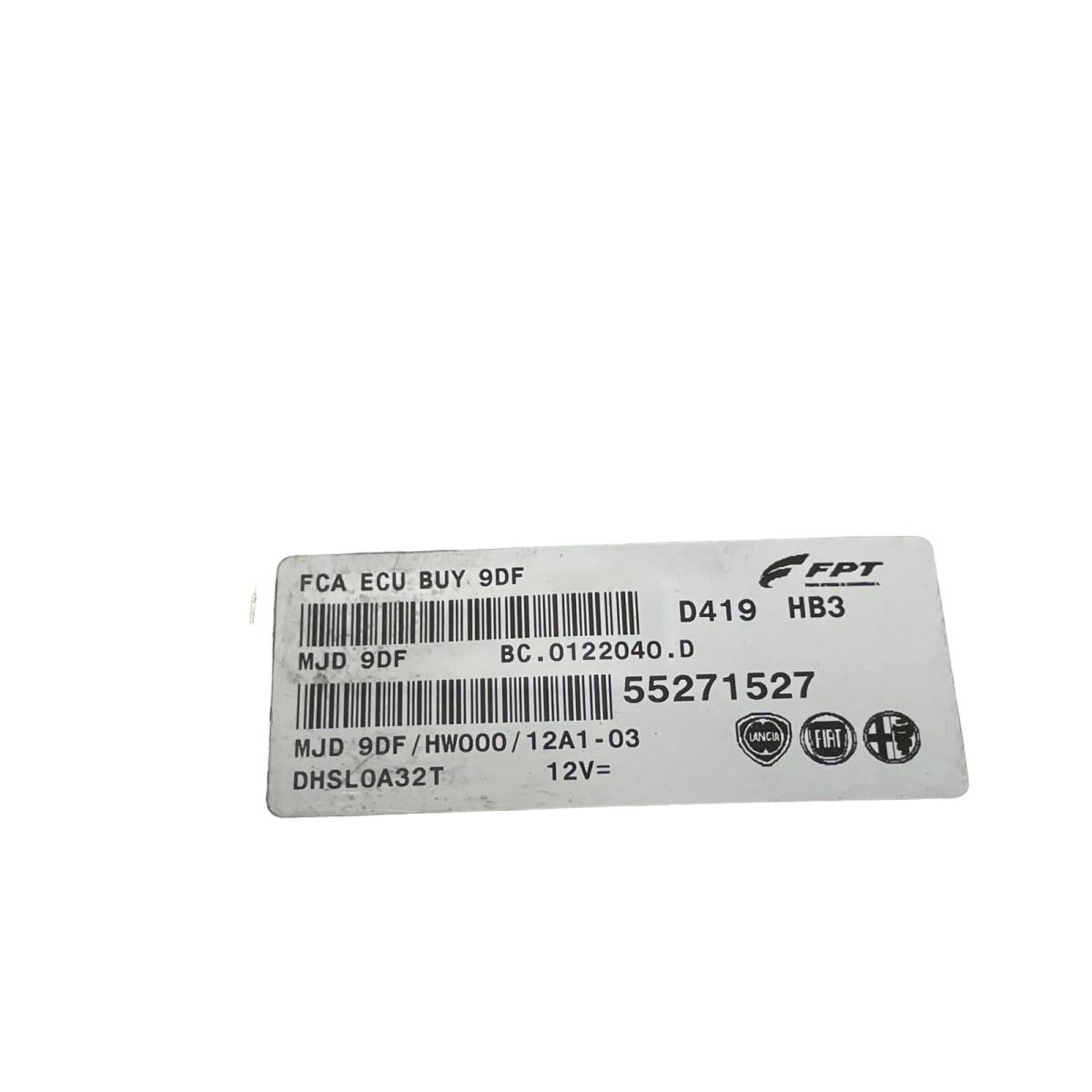 centralina motore fiat 500x 55271527 mjd 9df ricondizionata vergine