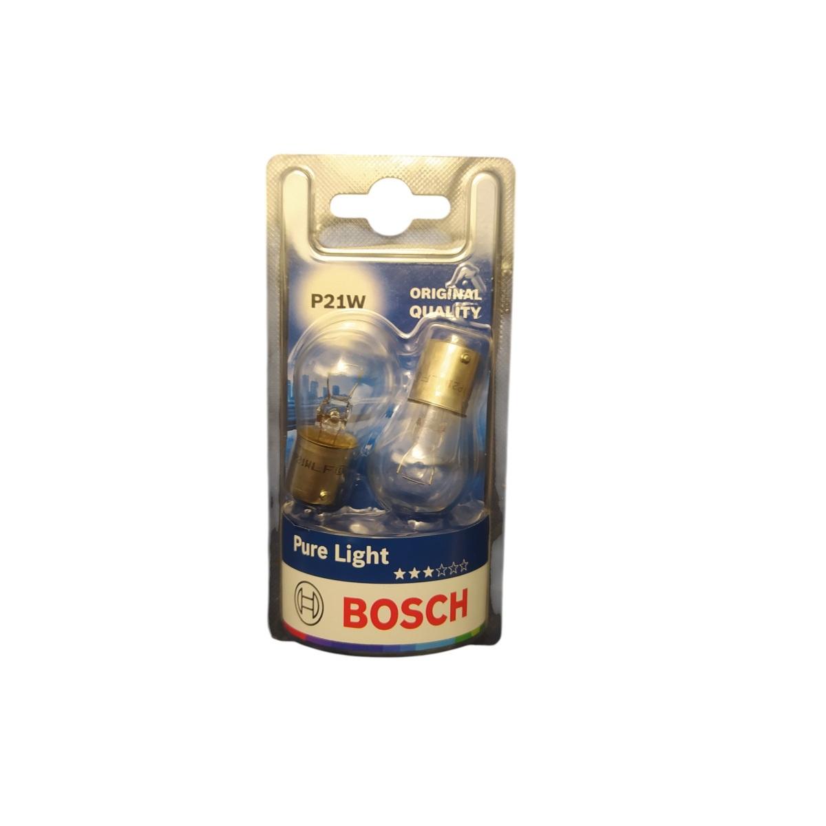 Bosch lampadina retronebbia 12v 21w p21w ba15s