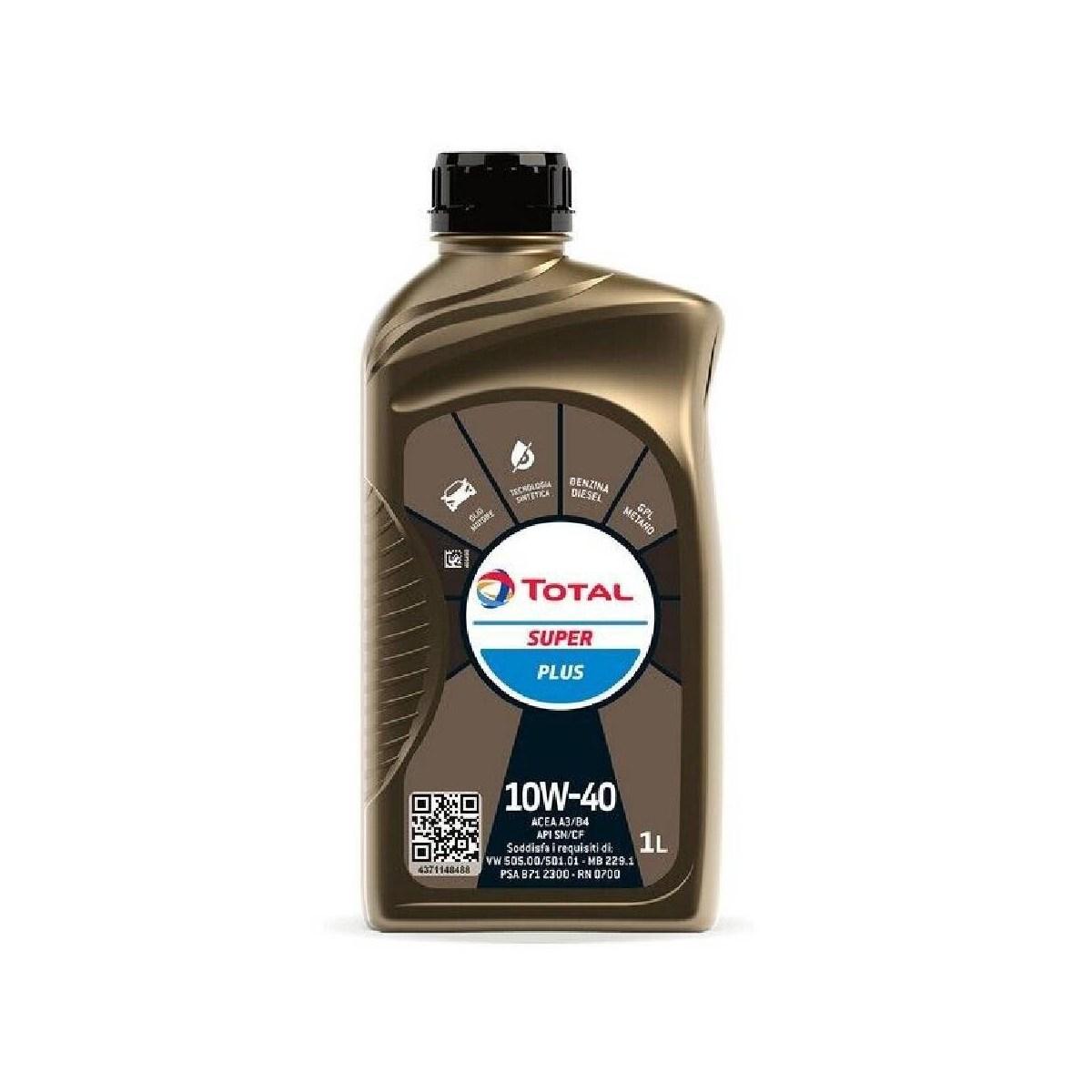 Olio x motori total 10w40 lt.1